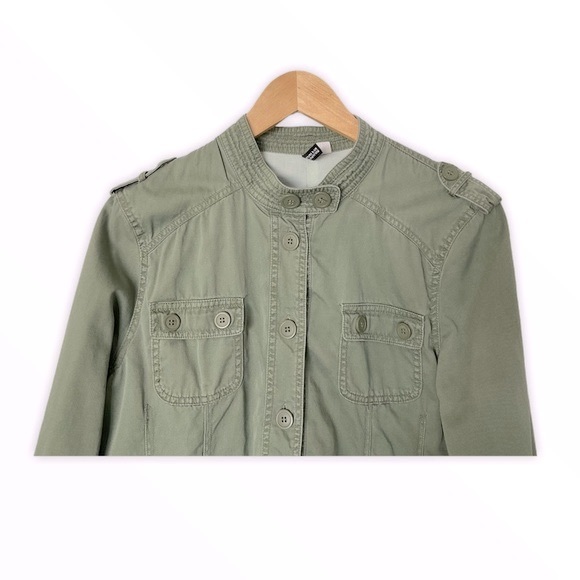 H&M Military Style Jacket Size 10 - Picture 3 of 6